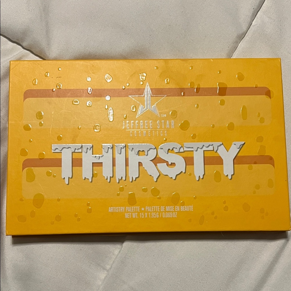 Jeffree Star Thirsty Palette in Vibrant Yellow
